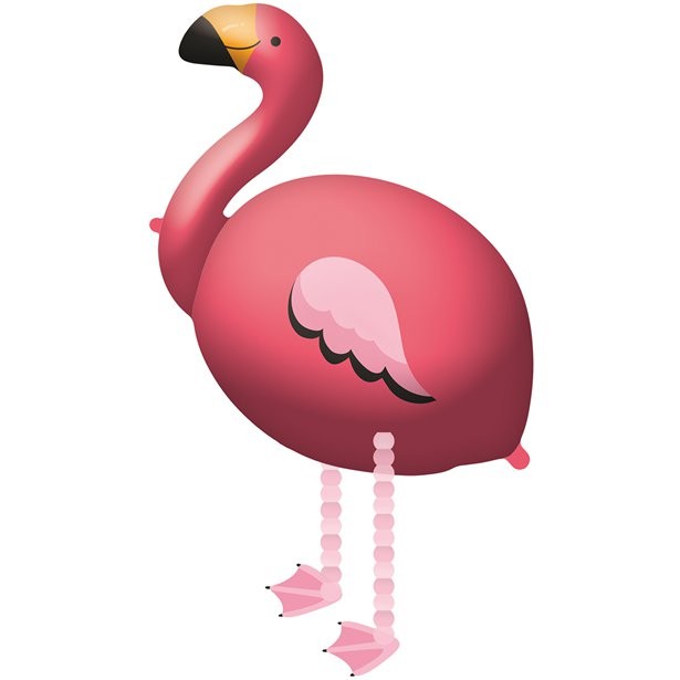 Walking Balloon Flamant Rose