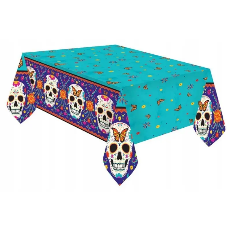 [AMS9911659] Nappe en papier Jour des Morts 120 x 180 cm