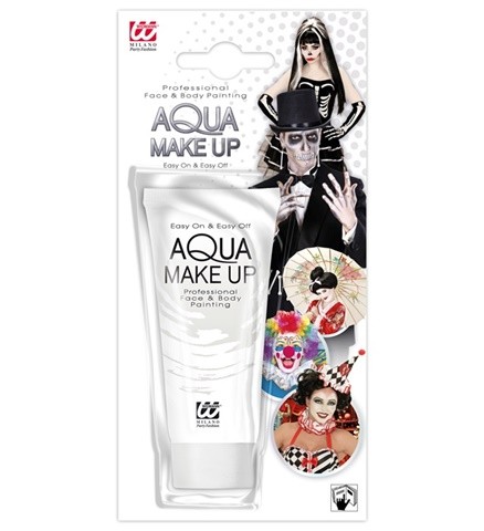 Aqua make up blanc en tube 30 ml