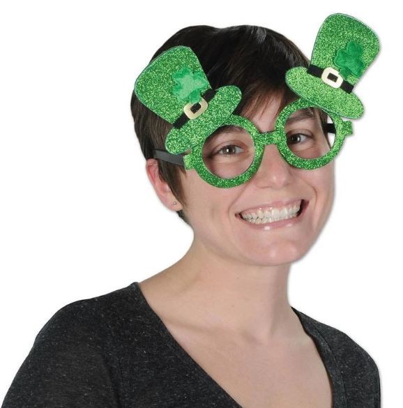[APTAC5710] Lunettes pailletées St Patrick