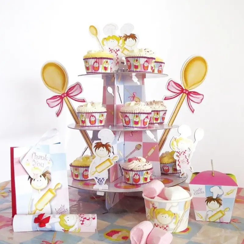 [AMS997281] LC THREE LEVEL CAKE STAND
