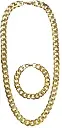 set bijoux gangster/rapper ( collier chaine + bracelet)