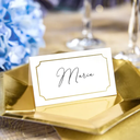 10 Marque-places cadre or