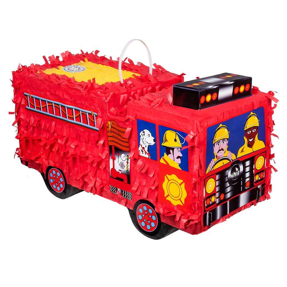 Piñata camion de pompier