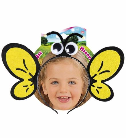 [WID8206A] Bee headband for children and adults