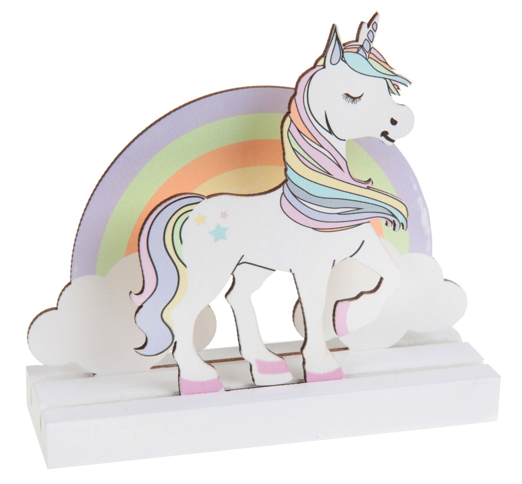 [SAN6663] Decorative wooden unicorn