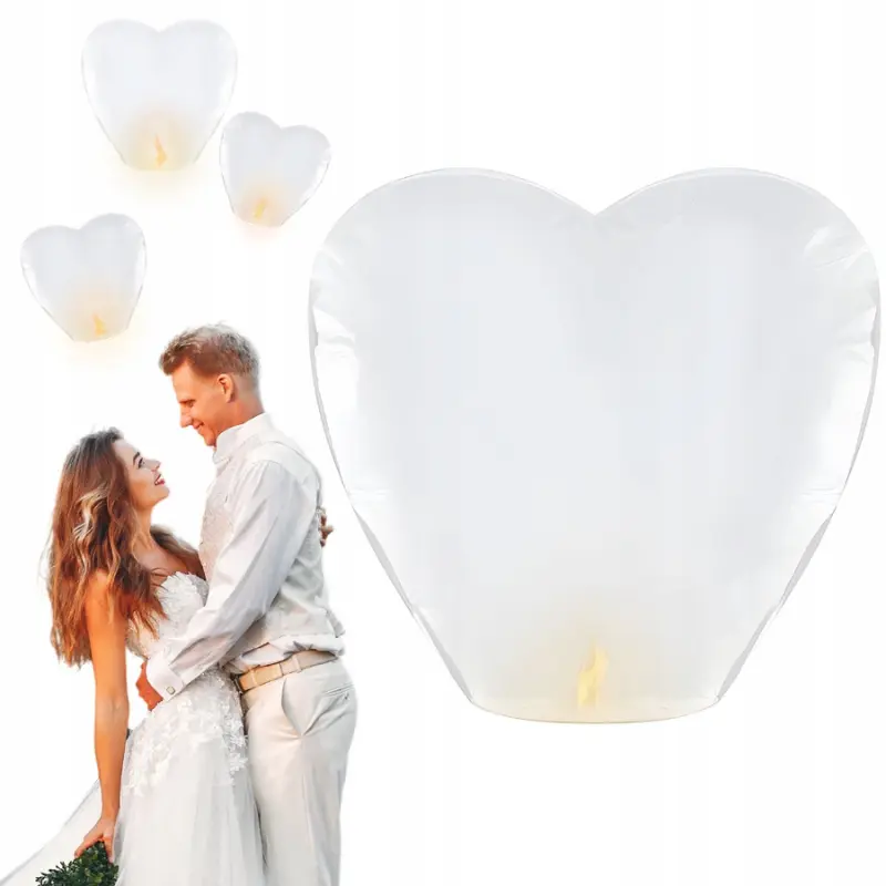 Lanternes volantes Coeur