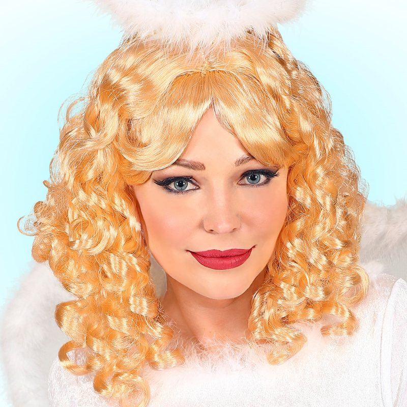 Blonde Curly Angel Wig
