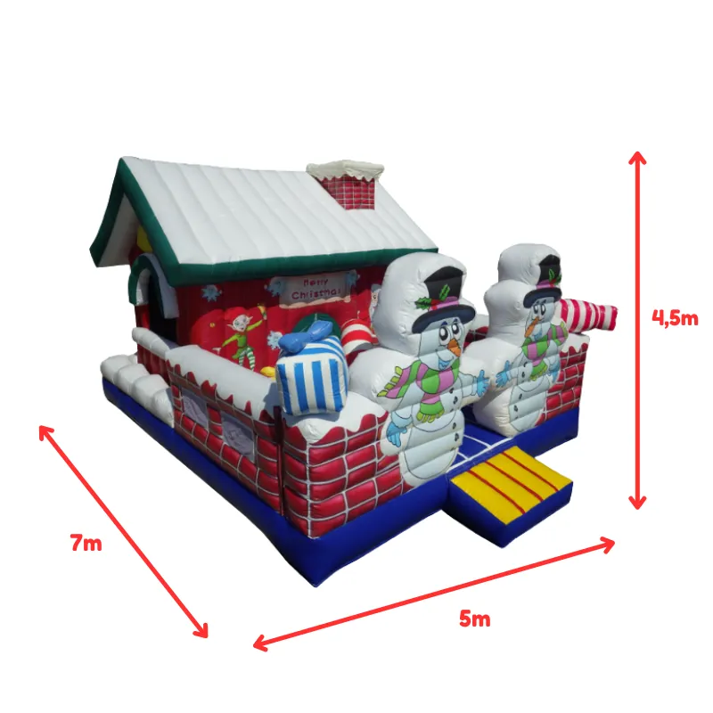 [A030 - Maison du Père Nöel] Inflatable structure Father Christmas's house