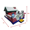 Inflatable structure Father Christmas's house