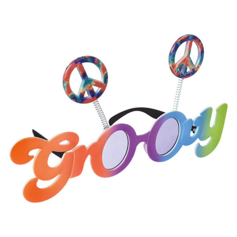 Lunettes "Groovy" hippie