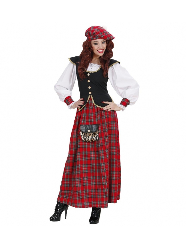 [WID74370] Scottish lass costume for women