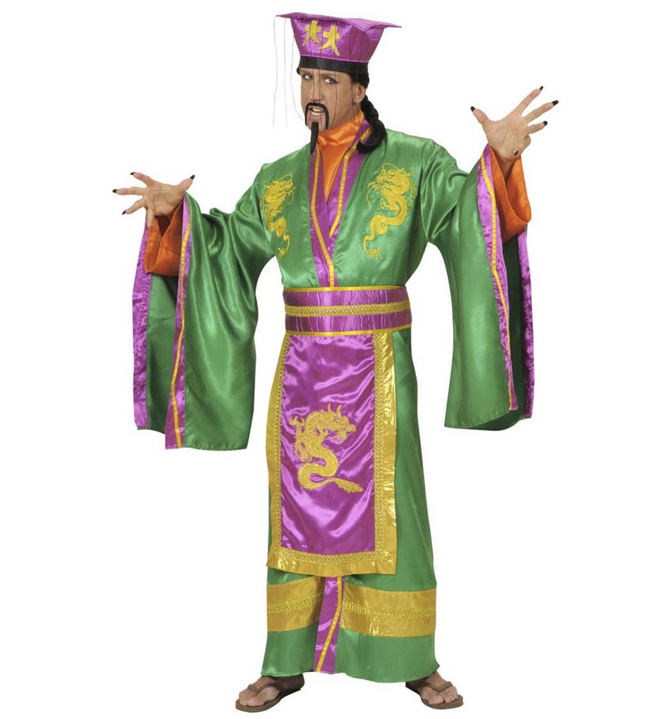 Déguisement homme de luxe Empereur Chinois T.S