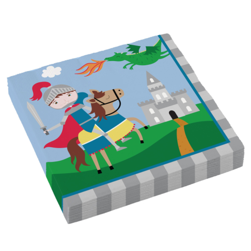 20 Serviettes Chevalier