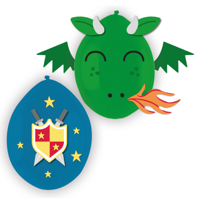 Ballons Chevalier et Dragon