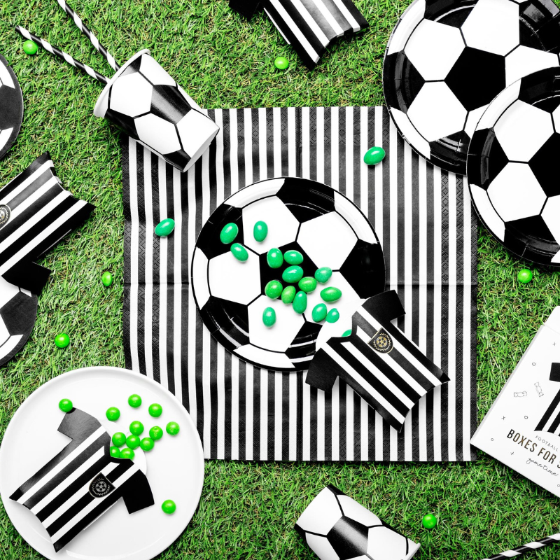 [PARPUDP38] Süßigkeiten-Boxen Fußball