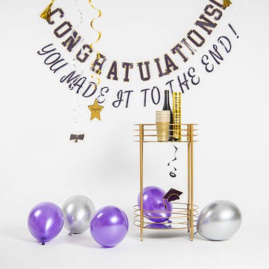 [FOL61543] Girlande "congratulations" "you made it to the end"