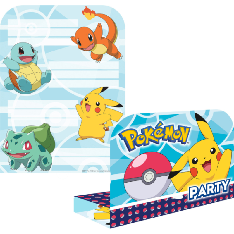 [AMS9904829] 8 Invitations Pokémon™