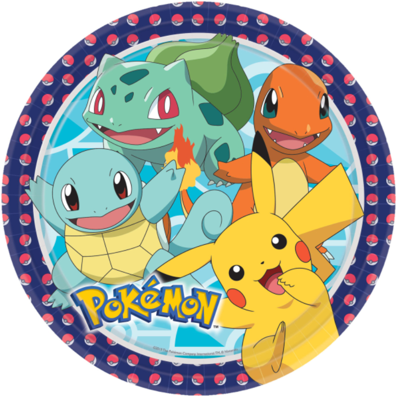 [AMS9904820-66] Plates Pokémon