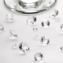 Diamants décoratifs transparents