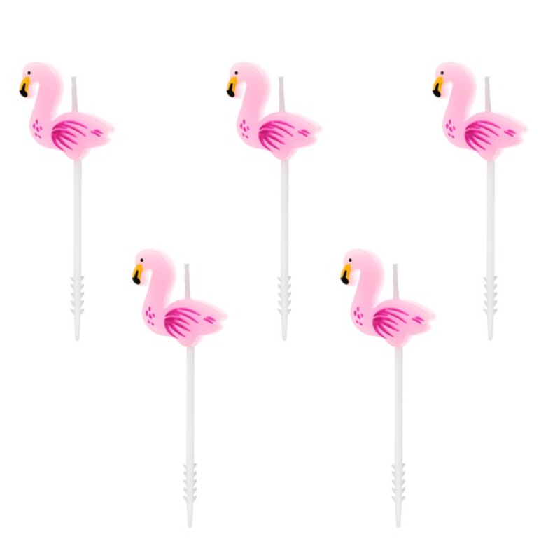 [PARSCS-8] 5 Flamingo Candles