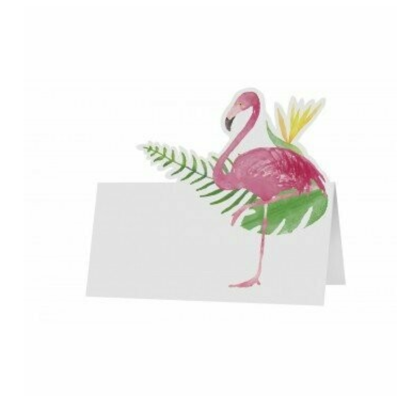 [CHA10440] Lot de 6 marque-places Flamant rose
