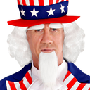 Perruque, bouc et sourcils de M. America - USA