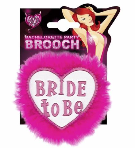 [WID8844B] Weiße Brosche für die Braut