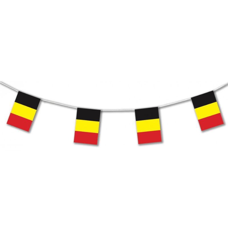 Guirlande de drapeaux Belgique
