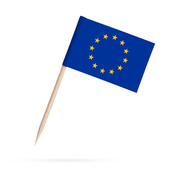 [APT84000] Mini piques avec drapeau Europe