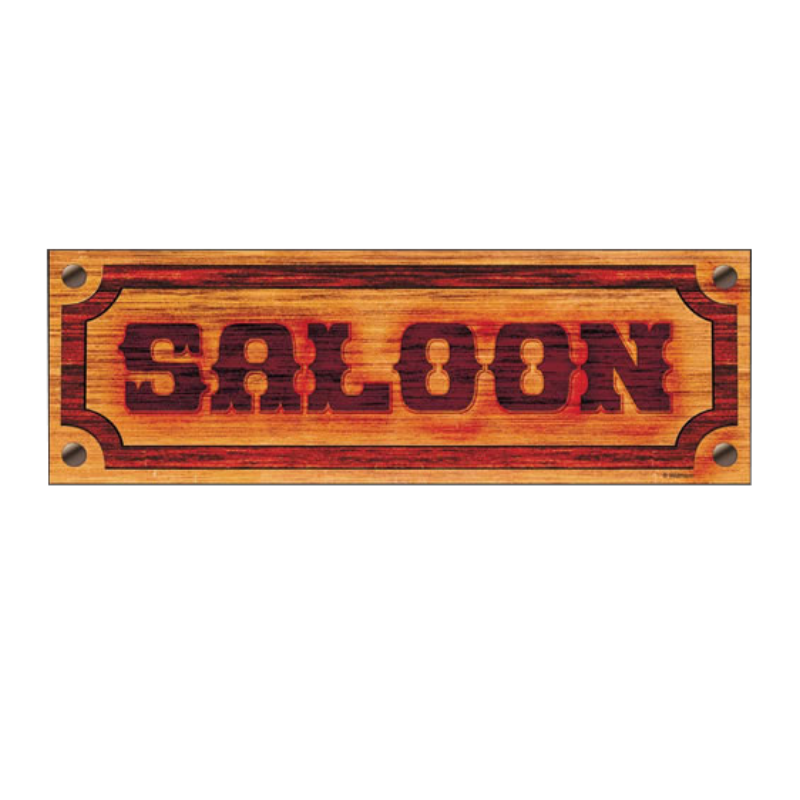 [APT5377] Affiche "Saloon" en carton 78 cm