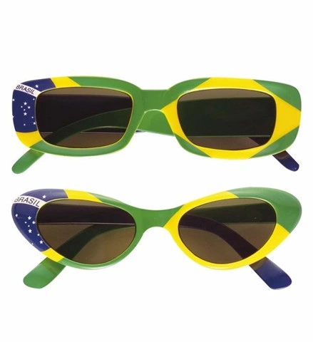 [WID6656B] Lunettes drapeau Brésil