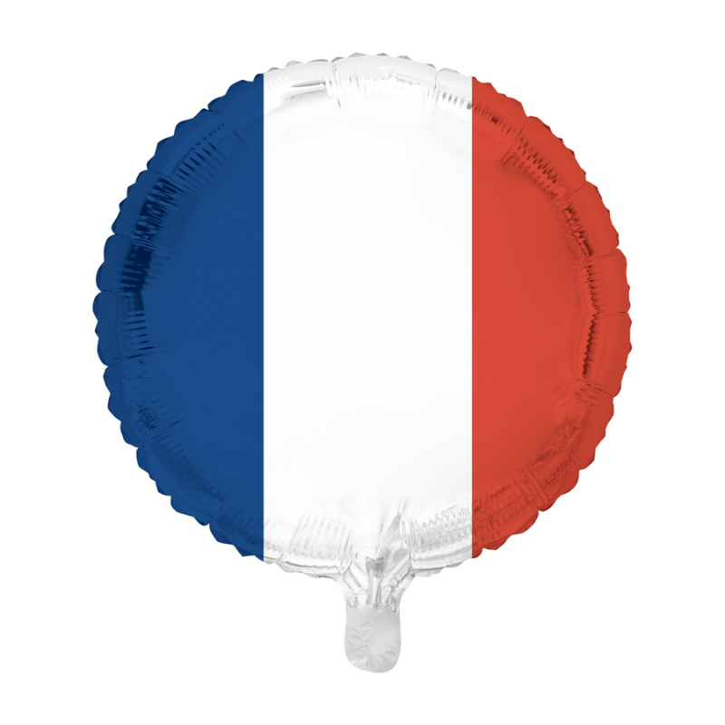 Ballon rond 18" drapeau France