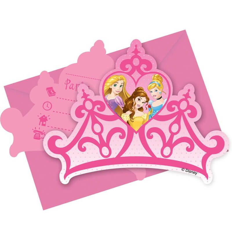 [FOL85006P] Disney Princess Invitations