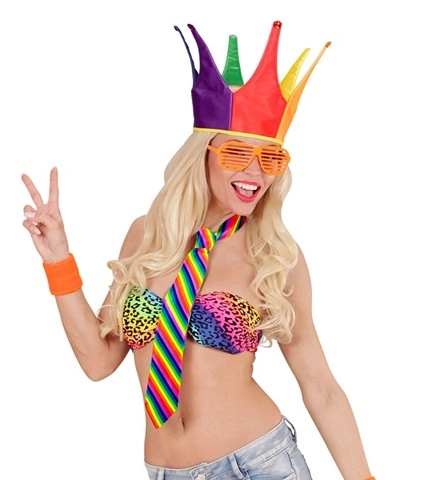 [WID34269] Regenbogen-Krawatte