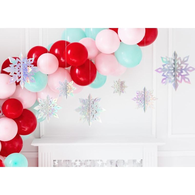 [PARZSC4-017] Hanging snowflake decoration, iridescent
