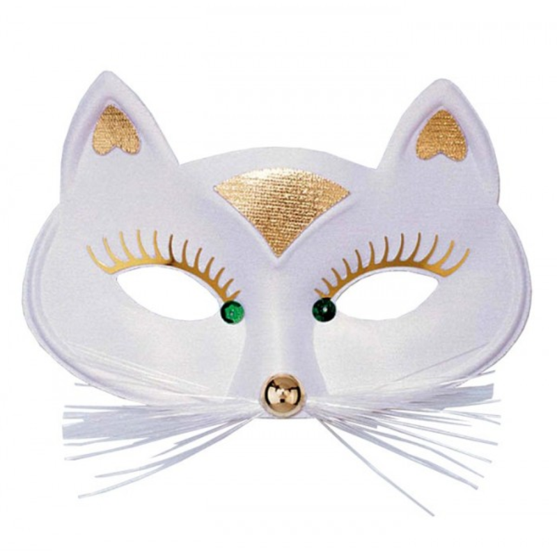 [WID6464W] Loup blanc et doré Chat