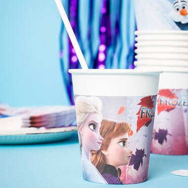 8 Gobelets en papier 200 ml - Frozen II
