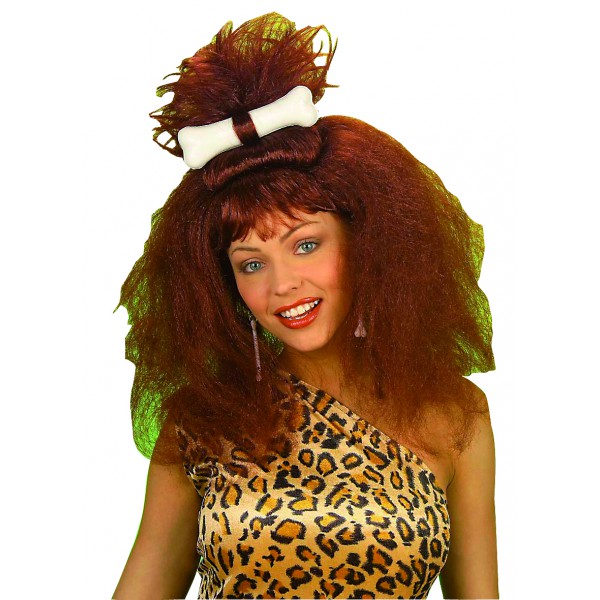Cavewoman Wig with Bone