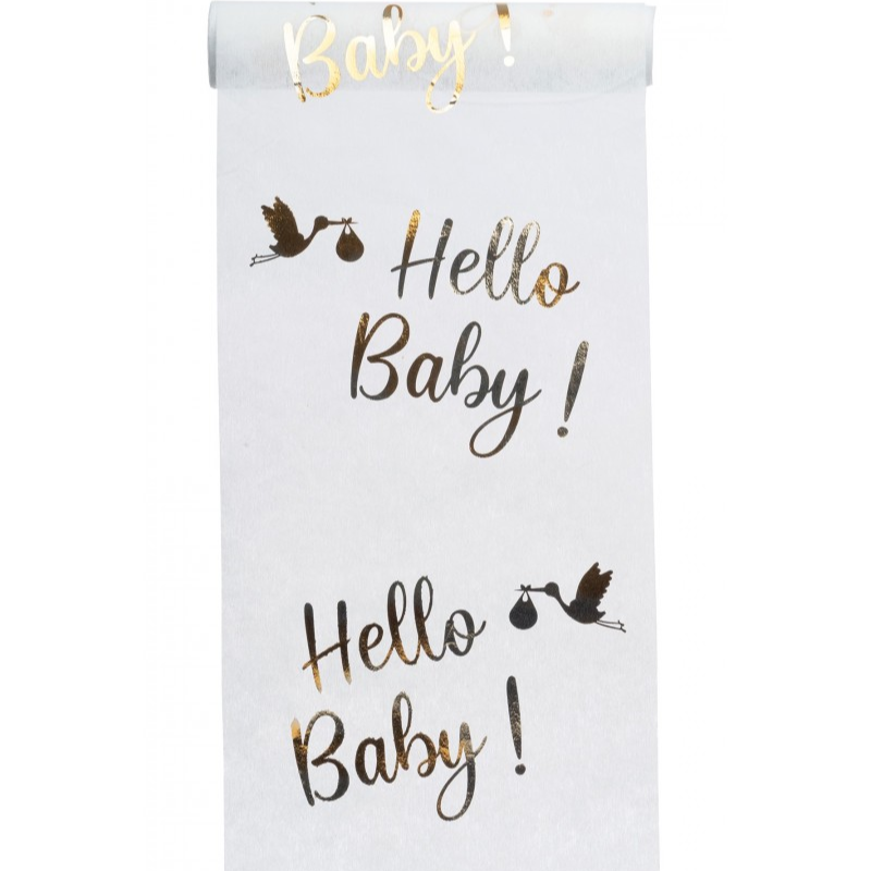 Chemin de table "Hello Baby ! "