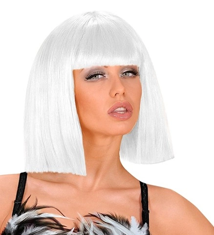 [WID6381Y] White Showgirl Wig