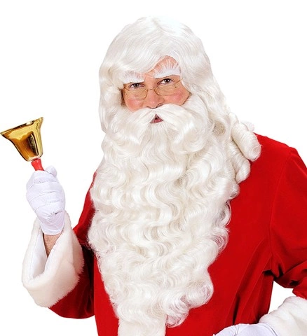 [WIDS0785] Weihnachtsmann- / Nikolaus-Set mit Perücke und Bart