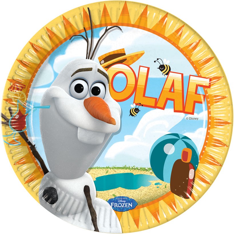 8 Olaf plates