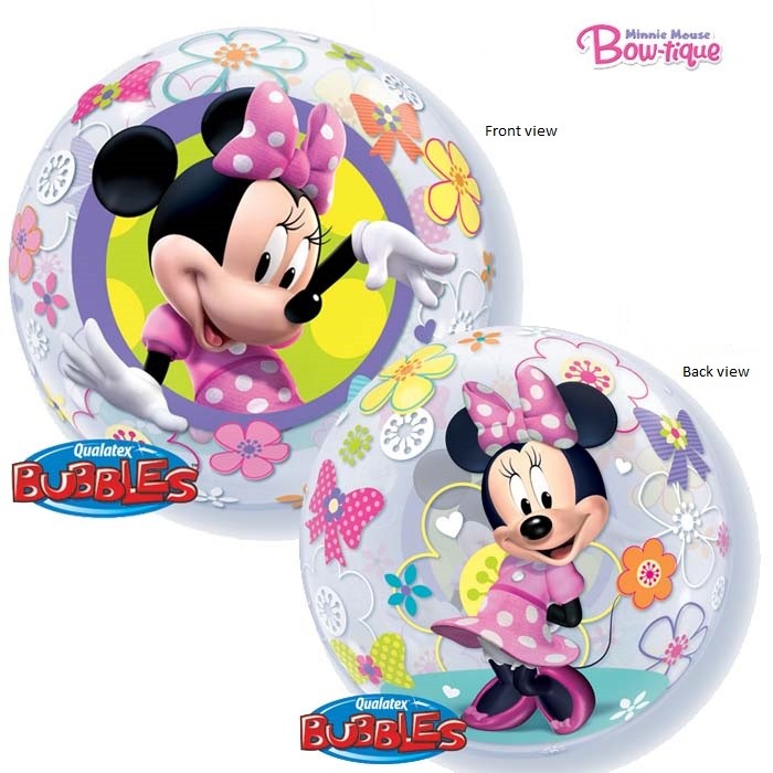 Ballon Bubble Minnie 56 cm