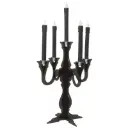 Chandelier baroque noir