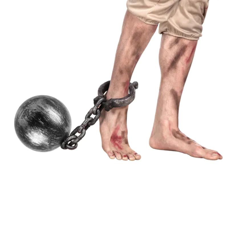 Boulet et chaine de prisonnier