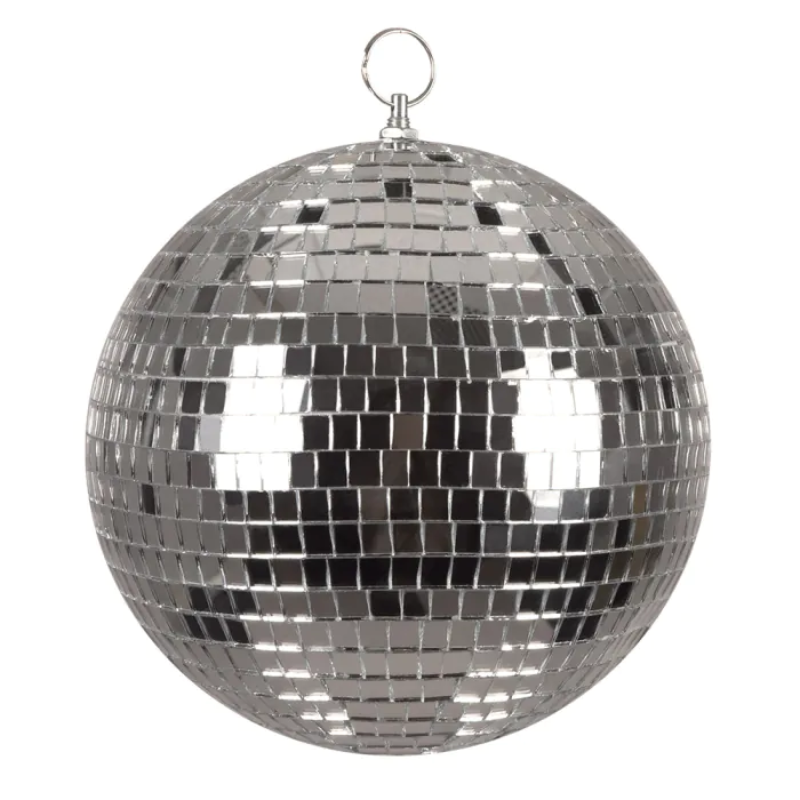 Boule à facettes argent 20 cm