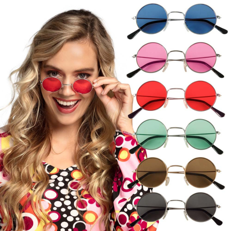 [BOL02500] Glasses John Lennon - 6 colours assorted.