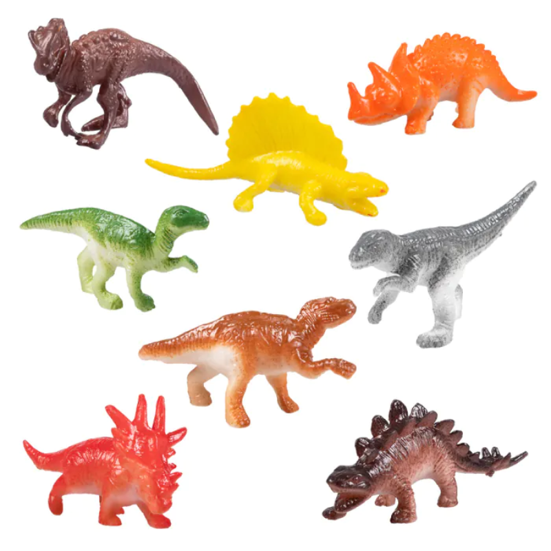 Set de 8 petits dinosaures - jouets
