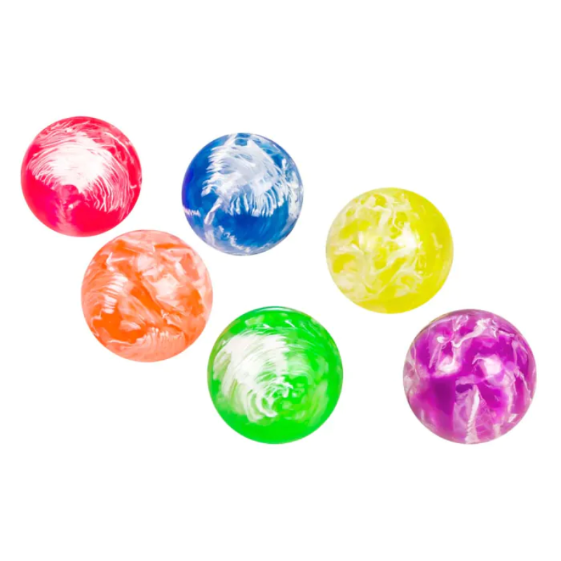 [BOL30830] Balles rebondissantes Marbré, sachet de 6